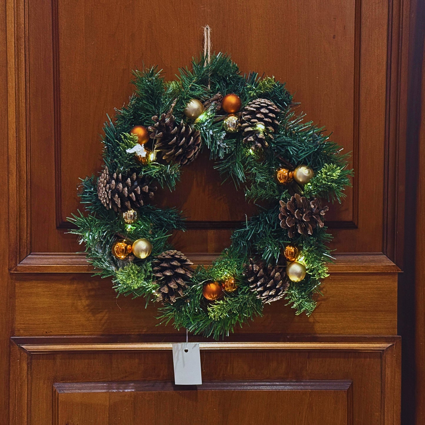 Ghirlanda oro con luce led