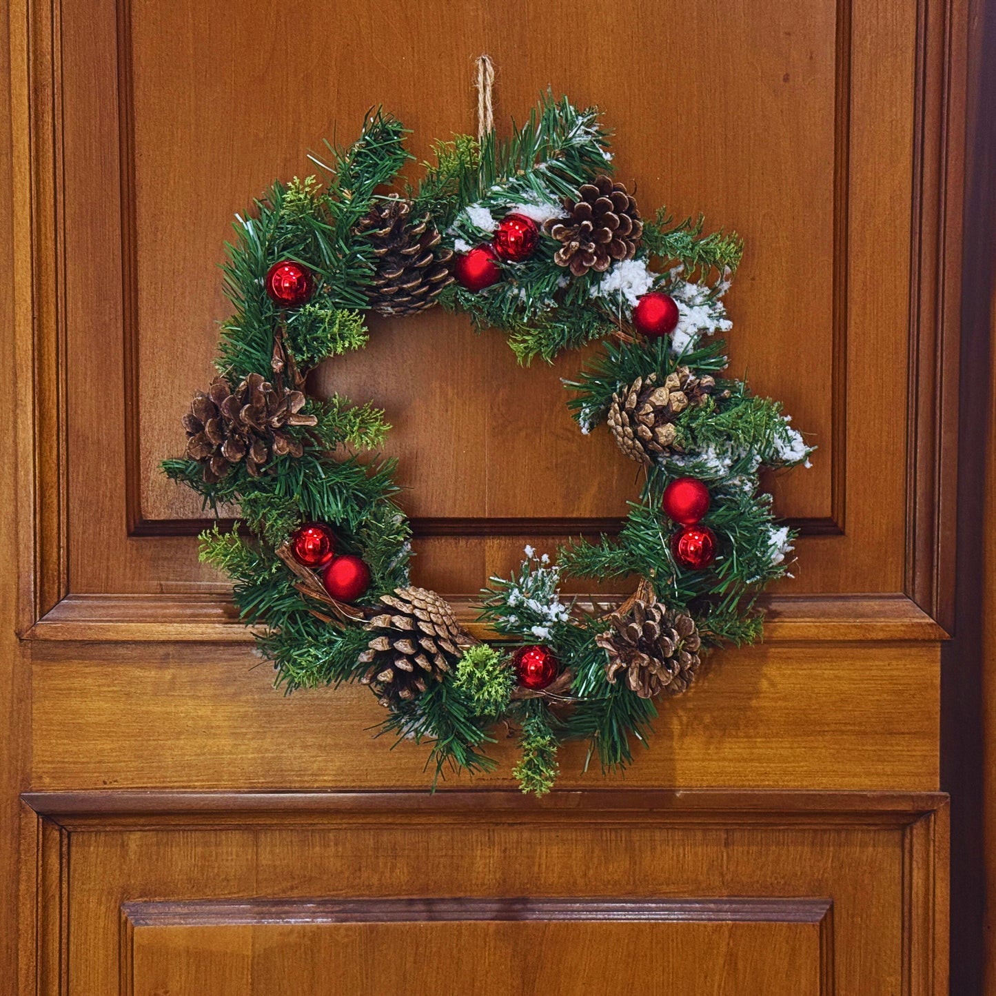 Ghirlanda rossa con luce led