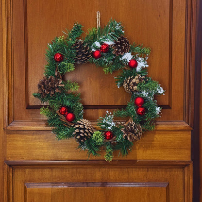 Ghirlanda rossa con luce led