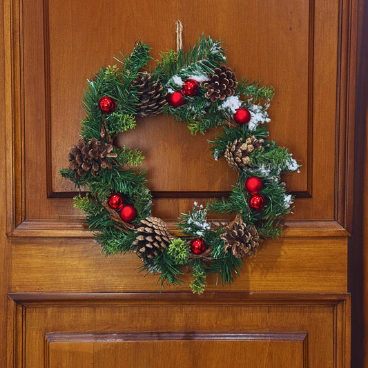 Ghirlanda rossa con luce led