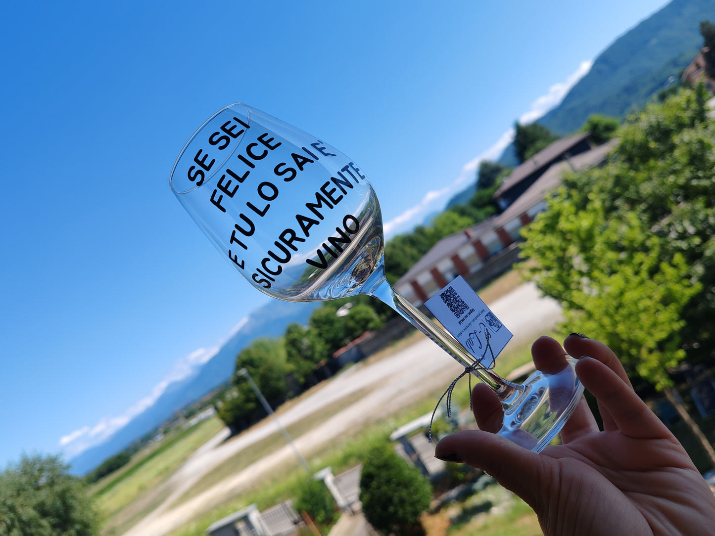 Calice - SE SEI FELICE E TU LO SAI E' SICURAMENTE VINO