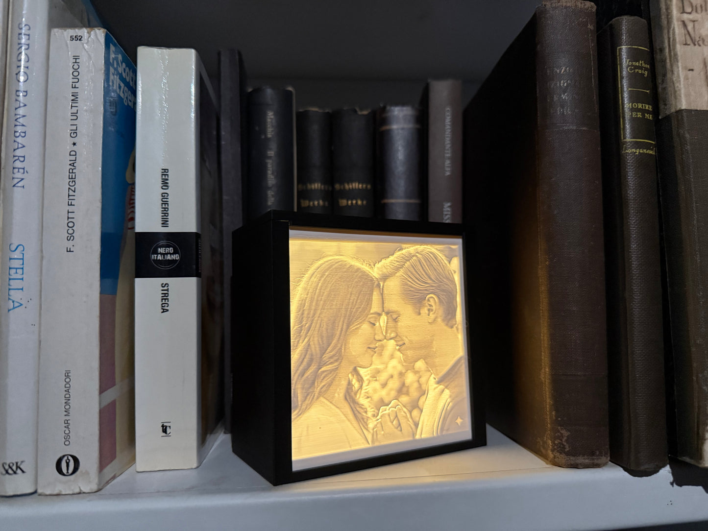 Quadro-foto illuminato