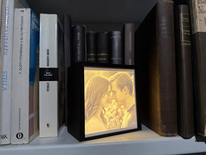 Quadro-foto illuminato