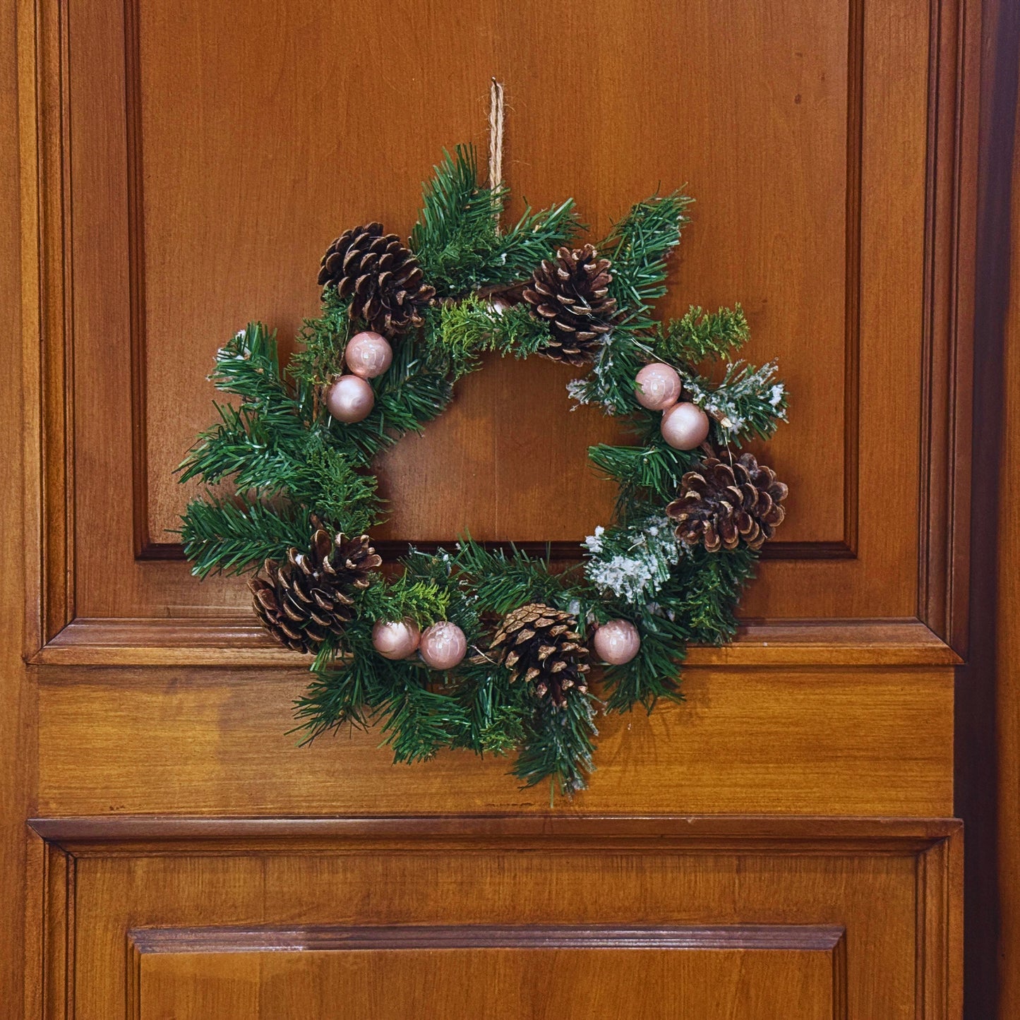 Ghirlanda rose gold con luce led