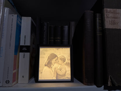 Quadro-foto illuminato