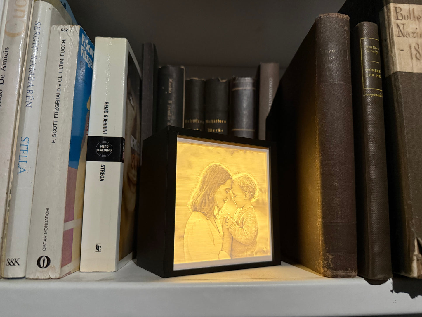 Quadro-foto illuminato