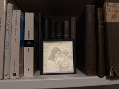 Quadro-foto illuminato