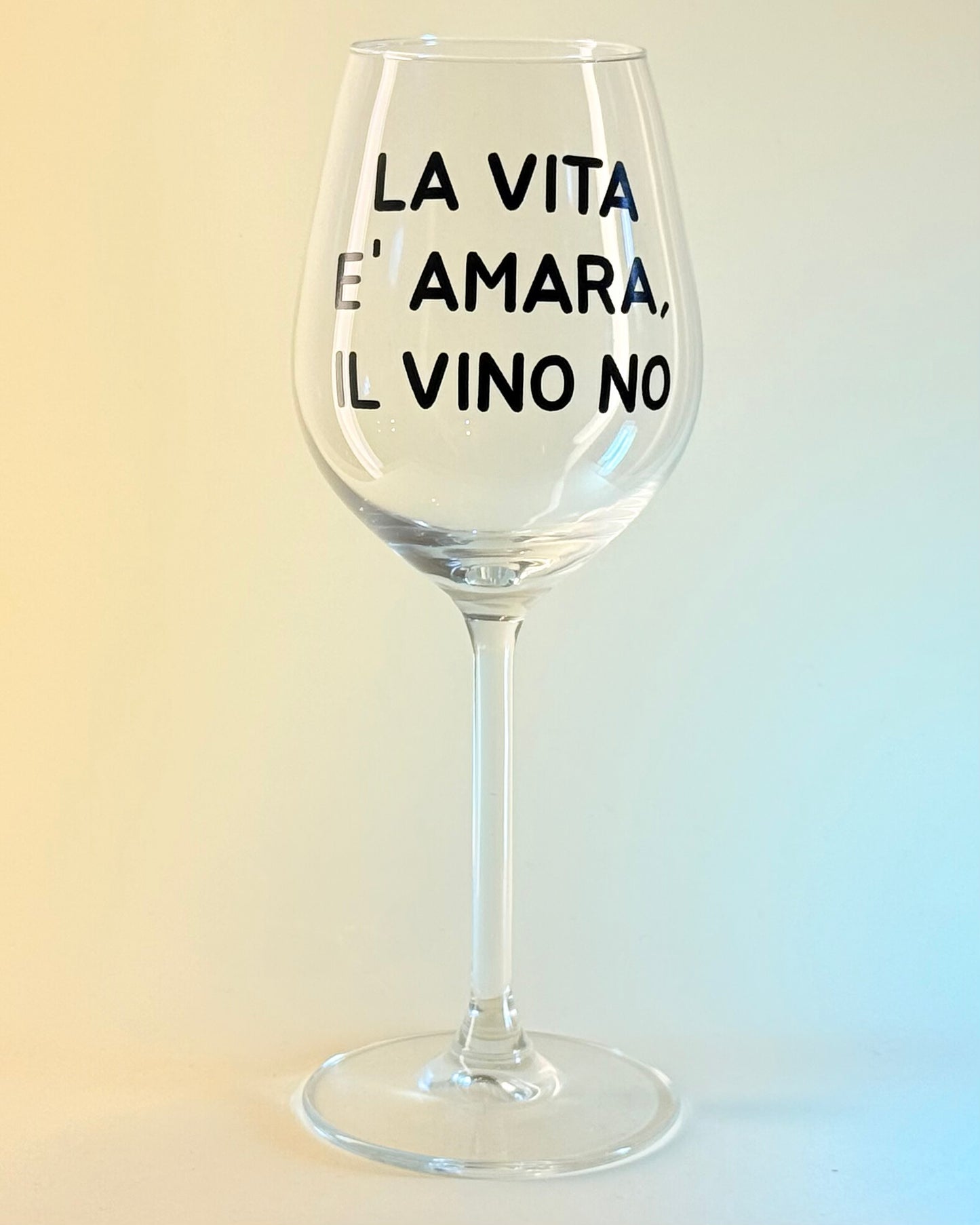 Calice - LA VITA E' AMARA, IL VINO NO