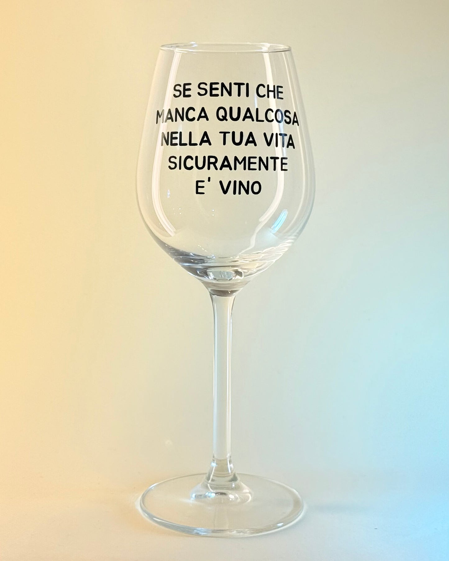 Calice - SE SENTI CHE MANCA QUALCOSA NELLA TUA VITA, PROBABILMENTE E' VINO