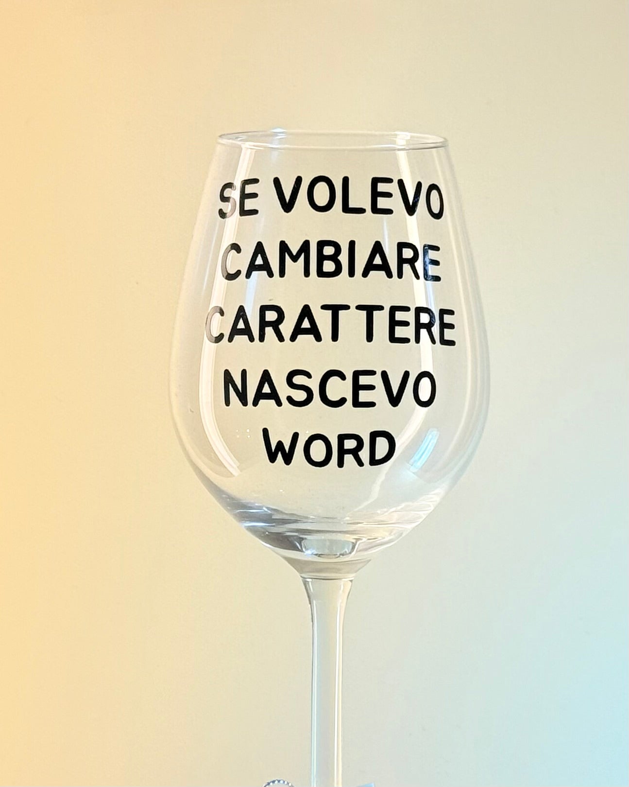 Calice - SE VOLEVO CAMBIARE CARATTERE NASCEVO WORD