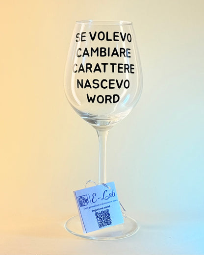 Calice - SE VOLEVO CAMBIARE CARATTERE NASCEVO WORD