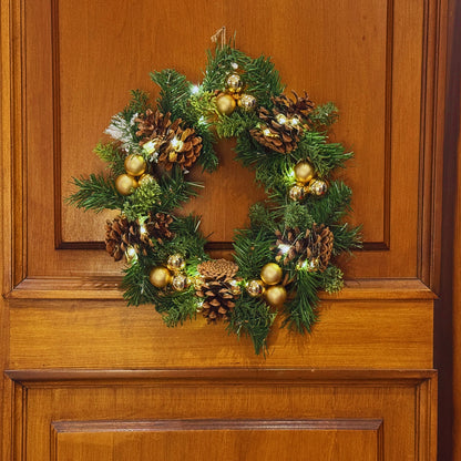 Ghirlanda oro chiaro con luce led